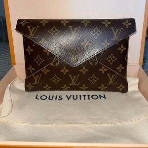 Louis Vuitton Brown Monogram Clutch